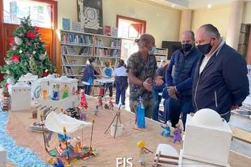 Un belén de pastilina, atractivo de la Biblioteca Saulo Torón (Telde)/Francisco Javier Santana.